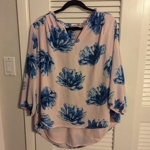 Gibson Pink floral top